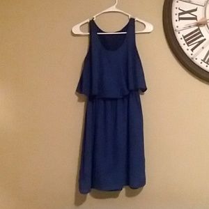 Blue tank top dress